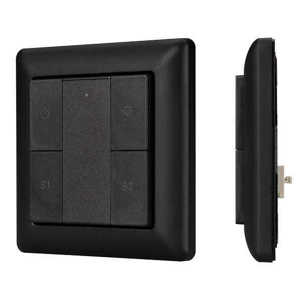 INTELLIGENT ARLIGHT Панель DALI-223-1G-2S-IN-BLACK (BUS) (IARL, -) Lednikoff
