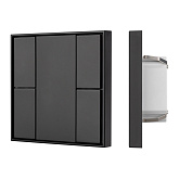 INTELLIGENT ARLIGHT Панель KNX-223-4-BLACK (BUS) (IARL, IP20 Пластик, 3 года)