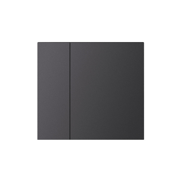 INTELLIGENT ARLIGHT Накладка панели KNX-23-2G-SUF Dark Grey (Backlightless) (IARL, IP20 Металл, 2 года) Lednikoff