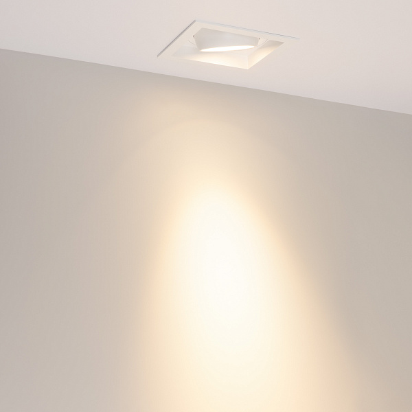 Светильник MS-VORTEX-BUILT-S140x140-30W Warm3000 (WH-WH, 30 deg, 230V) (Arlight, IP20 Металл, 5 лет) Lednikoff