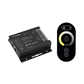 Контроллер ARL-4022-OVAL-MIX Black (12-24V, 2x10A, ПДУ, RF) (Arlight, IP20 Металл, 3 года)