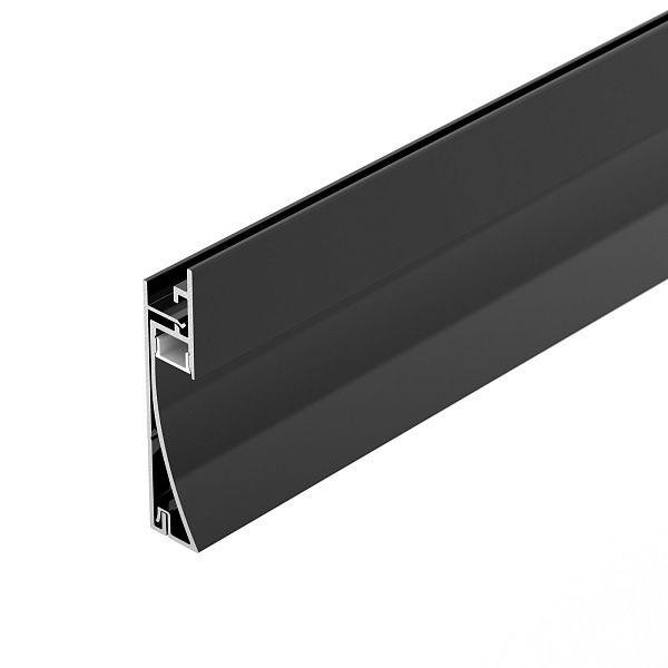Профиль PLINTUS-H58-F-2000 BLACK (Arlight, Алюминий) Lednikoff