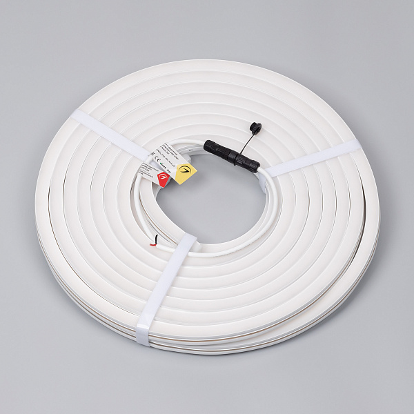 Светодиодная лента герметичная MOONLIGHT-SIDE-X280-16x16mm 24V Day4000(10 W/m, IP67, 15m, wire x1) (Arlight, Вывод боковой, 5 лет)