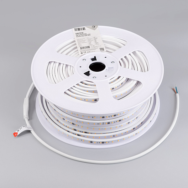 Светодиодная лента герметичная ARL-PV-C72-15.5mm 230V Warm3000 (14 W/m, IP65, 5630, 50m) (Arlight, -) Lednikoff