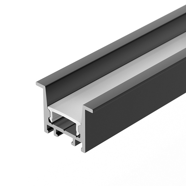 Профиль SL-COMFORT-2316-F-2000 ANOD BLACK (Arlight, Алюминий) Lednikoff