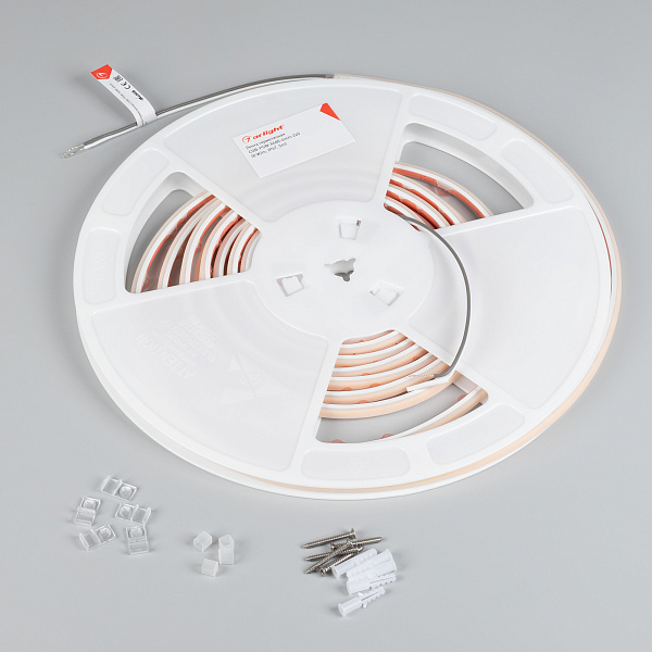 Светодиодная лента герметичная COB-PSW-X480-6mm 24V Warm3500 (8 W/m, IP67, 5m) (Arlight, -) Lednikoff