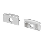 Заглушка LINE-1708 SILVER с отверстием (Arlight, Пластик) Lednikoff