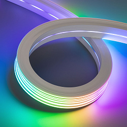 Светодиодная лента герметичная SPI STARDUST-TOP-B60-30x20mm 12V RGB (12 W/m, IP65, 5m, wire x1) (Arlight, 12 Вт/м, IP65)