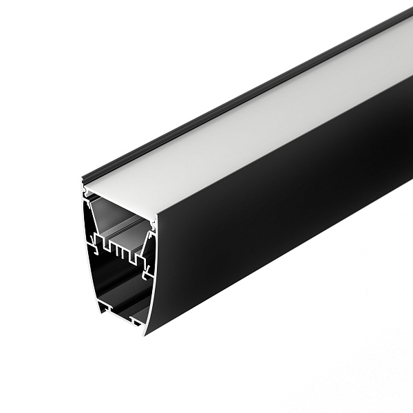 Профиль LINE-5075-U-HONEYCOMB-2000 BLACK (Arlight, Алюминий) Lednikoff