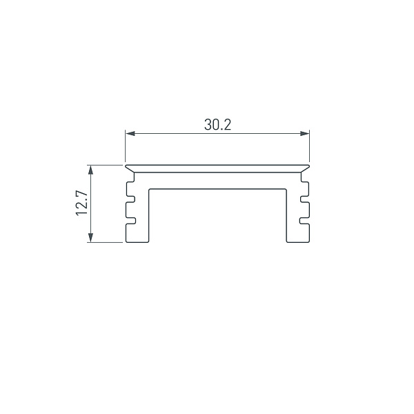 Экран LINE-3535-BENT-SIDE-2M OPAL (Arlight, -) Lednikoff