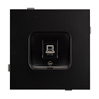 Механизм компьютерной розетки SCT-TENDO-MPC1-PL-BK (RJ-45, CAT6) (Arlight, Черный) Lednikoff