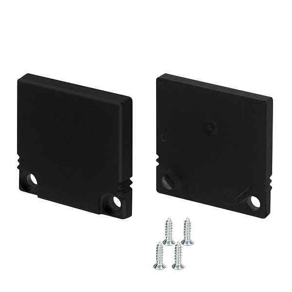 Заглушка SL-SLIM20-H20 BLACK глухая  (Arlight, Пластик) Lednikoff
