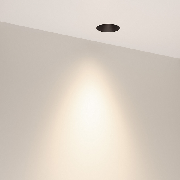 Светильник безрамочный DL-INTRAL-R63-8W Day4000 (Черный RAL9005, 36 deg, 230V) (Arlight, IP20 Металл, 5 лет) Lednikoff