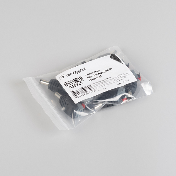 Коннектор ARL-MONO-2pin-M (Jack 5.5) (Arlight, -) Lednikoff