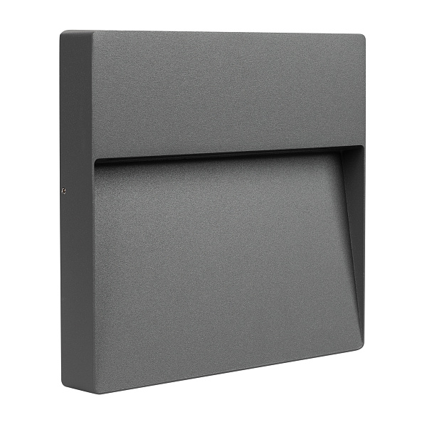 Светильник LGD-TRACE-S215x215-8W Warm3000 (GR, 60 deg, 230V) (Arlight, IP65 Металл, 3 года) Lednikoff