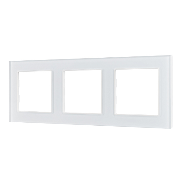 Рамка стеклянная FRM-GLARE-GS-3-WH (Arlight, -) Lednikoff