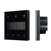 INTELLIGENT ARLIGHT Сенсорная панель SMART-DALI-301-11-1G-4SC-DT6 Черная (230V, встраиваемая, 2.4G) (IARL, IP20 Пластик, 5 лет)