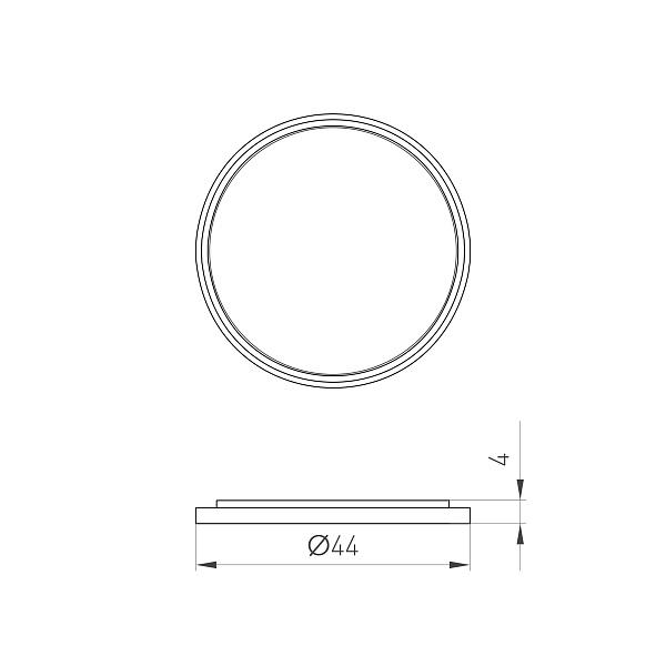 Насадка овалорисующая LGD-DIAFILM-OVAL-LENS-R44 (BK) (Arlight, Металл)