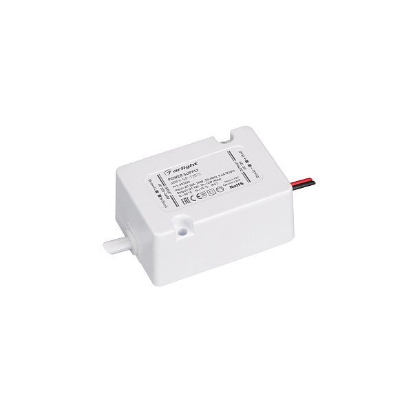 Блок питания ARPV-SP-12012 (12V, 1A, 12W) (Arlight, IP67 Пластик, 5 лет) Lednikoff