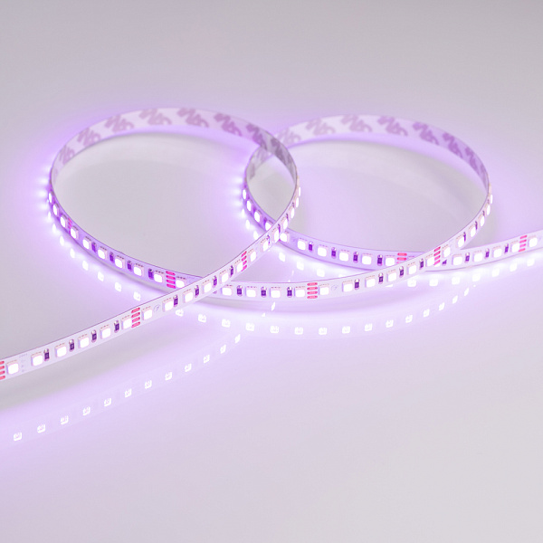 Светодиодная лента RT 2-5000 24V RGB 8mm (3838, 120 LED/m, LUX) (Arlight, 11 Вт/м, IP20) Lednikoff