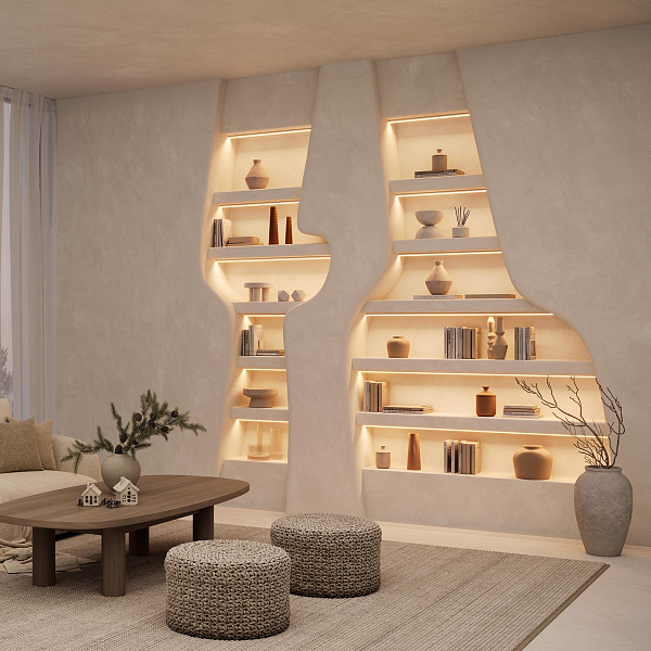 Светодиодная лента UL-A168-8mm 24V White-MIX-CX2 (18 W/m, IP20, 5m) (Arlight, резка 2 светодиода) Lednikoff