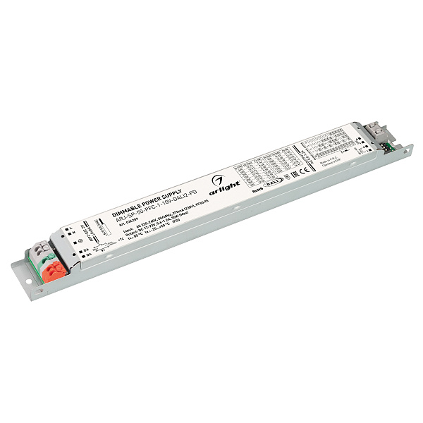 Блок питания ARJ-SP-50-PFC-1-10V-DALI2-PD (50W, 12-73V, 0.6-1.2A) (Arlight, IP20 Металл, 5 лет) Lednikoff