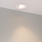 Светильник MS-ATOLL-BUILT-TURN-R94-10W Warm3000 (WH, 60 deg, 230V) (Arlight, IP54 Металл, 5 лет) Lednikoff