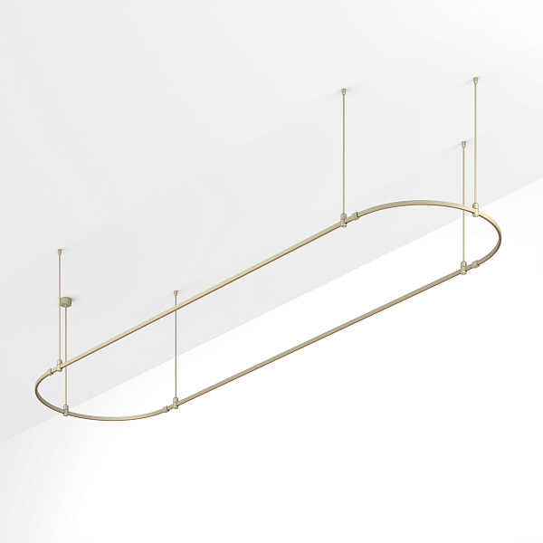 Основание ART-APRIORI-OVAL-ROD-800-4000x1000 (OG) (Arlight, IP20 Металл, 3 года)
