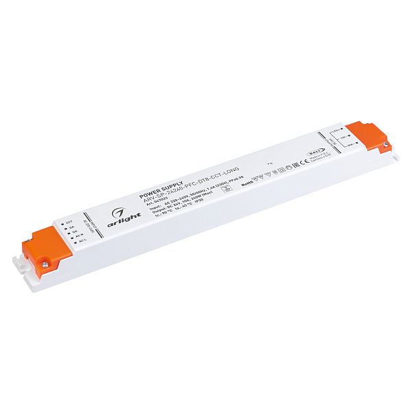 Блок питания ARV-SP-24240-PFC-DT8-CCT-LONG (24V, 10A, 240W) (Arlight, IP20 Пластик, 5 лет) Lednikoff