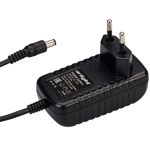 Блок питания ARDV-24-24A (24V, 1A, 24W) (Arlight, Адаптер, 2 года) Lednikoff