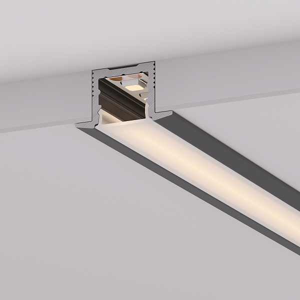 Профиль SL-SLIM-H13M-F25-2000 BLACK (Arlight, Алюминий) Lednikoff