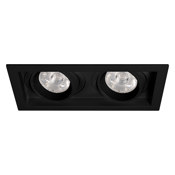 Светильник MS-VORTEX-BUILT-S210x117-2x20W Warm3000 (BK-BK, 20 deg, 230V) (Arlight, IP20 Металл, 5 лет) Lednikoff