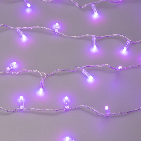 Светодиодная гирлянда ARD-STRING-CLASSIC-10000-CLEAR-100LED-SYNC RGB (230V, 6.5W) (Ardecoled, IP65) Lednikoff