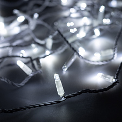 Светодиодная гирлянда ARD-STRING-CLASSIC-1000-WHITE-100LED-PULSE White (230V, 7W) (Ardecoled, IP65, 1 год)