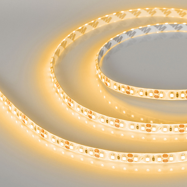Светодиодная лента герметичная RTW-SE-A120-8mm 12V Yellow (9.6 W/m, IP65, 2835, 5m) (Arlight, 9.6 Вт/м, IP65) Lednikoff