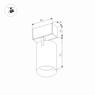 Светильник MAG-SPOT-45-R85-3W Warm3000 (WH, 20 deg, 24V) (Arlight, IP20 Металл, 3 года)