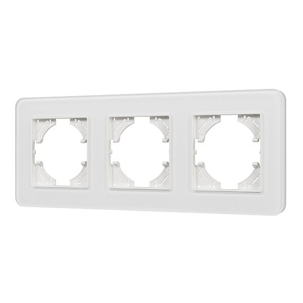 Рамка стеклянная FRM-OMALI-SFGS-3-WH (Arlight, -) Lednikoff