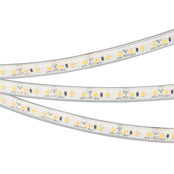 Светодиодная лента герметичная RTW-PU-A120-10.5mm 12V Day4000 (16.8 W/m, IP68, Wire 2m, 5m) (Arlight, -) Lednikoff
