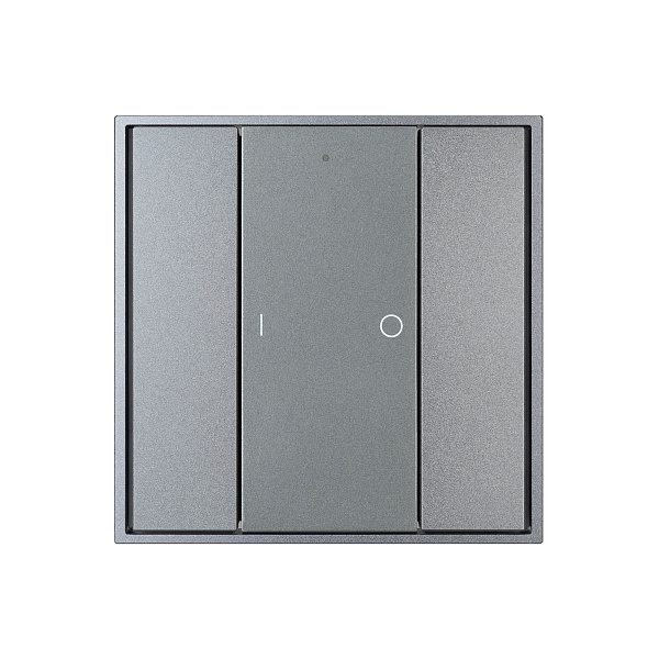 INTELLIGENT ARLIGHT Кнопочная панель DALI-201-23-1G-DIM-DT6-IN Silver (BUS, Frame) (IARL, IP20 Металл, 3 года) Lednikoff