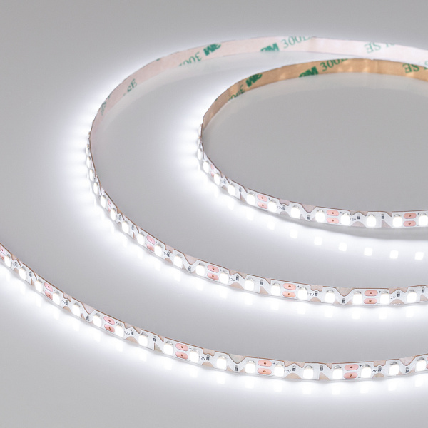Светодиодная лента RZ-A120-6mm 12V White6000 (12 W/m, IP20, 2835, 5m) (Arlight, 12 Вт/м, IP20) Lednikoff
