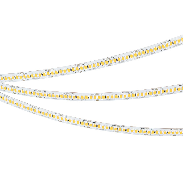 Светодиодная лента RT-A280-8mm 24V Warm3500 (10 W/m, IP20, 5m) (Arlight, -) Lednikoff