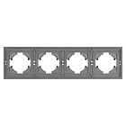 Рамка пластиковая FRM-TENDO-PL-4-GR (Arlight, Графитовый) Lednikoff