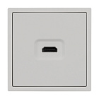 ARL NOBE Розетка HDMI софт-тач никель SCT-MHD1-SFPL-IS (Arlight, -) Lednikoff