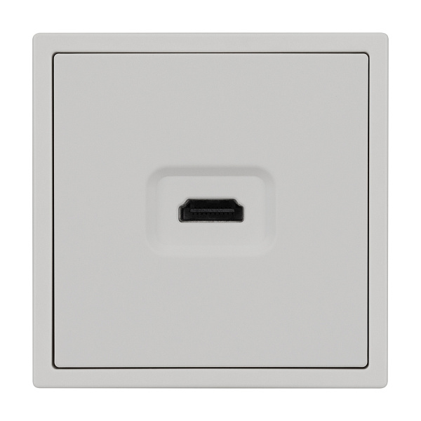 ARL NOBE Розетка HDMI софт-тач никель SCT-MHD1-SFPL-IS (Arlight, -) Lednikoff