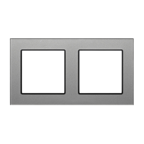Рамка стеклянная FRM-GLARE-GS-2-GR (Arlight, -) Lednikoff