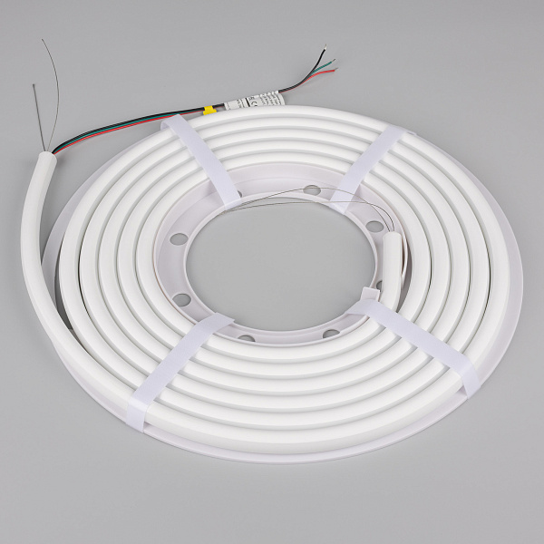 Светодиодная лента герметичная SPI-WAVE-TOP-G200-18x15mm 12V RGB PX2 (26 W/m, IP54, 5m, wire x1) (Arlight, Вывод прямой, 3 года)