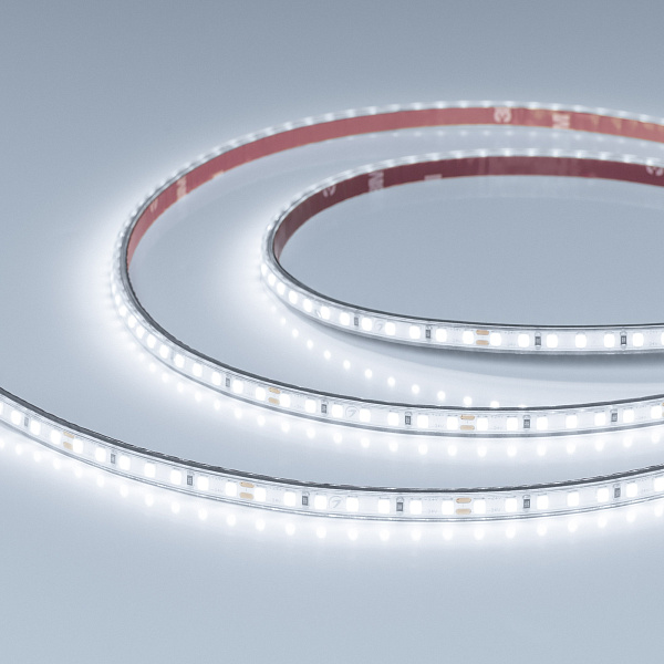 Светодиодная лента герметичная RTW-PS-A140-7mm 24V White6000 (10 W/m, IP67, 5m) (Arlight, CRI>90) Lednikoff