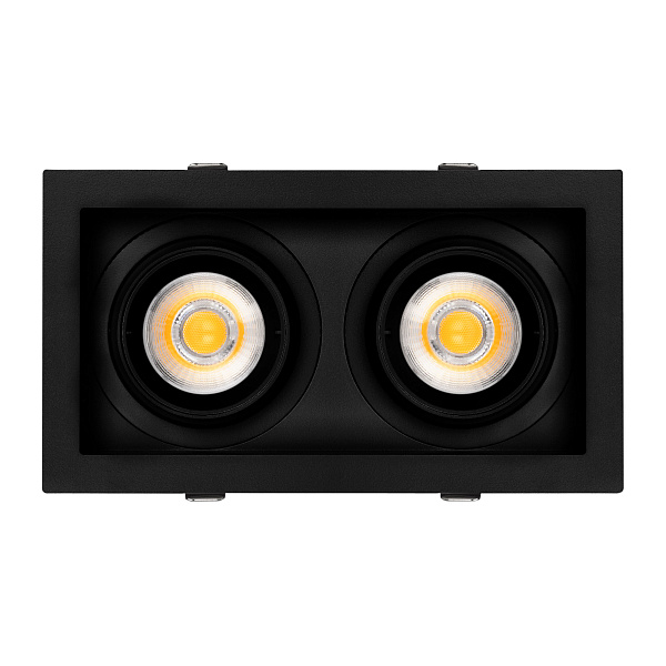 Светильник MS-VORTEX-BUILT-S210x117-2x20W Warm3000 (BK-BK, 40 deg, 230V) (Arlight, IP20 Металл, 5 лет) Lednikoff