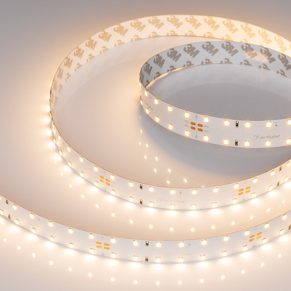 Светодиодная лента RT-A140-20mm 24V Warm3000 (22 W/m, IP20, 2835, 4.7m) (Arlight, 22 Вт, IP20) Lednikoff