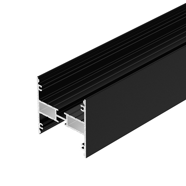 Профиль LINE-5050-DUAL-2000 ANOD BLACK (Arlight, Алюминий) Lednikoff